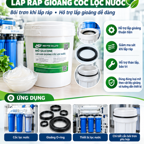 ???????? MỠ SILICONE LẮP RÁP GIOĂNG CỐC LỌC NƯỚC – BÔI TRƠN HIỆU QUẢ, LẮP RÁP DỄ DÀNG! ???????? MỠ SILICONE LẮP RÁP GIOĂNG CỐC LỌC NƯỚC – BÔI TRƠN HIỆU QUẢ, LẮP RÁP DỄ DÀNG!